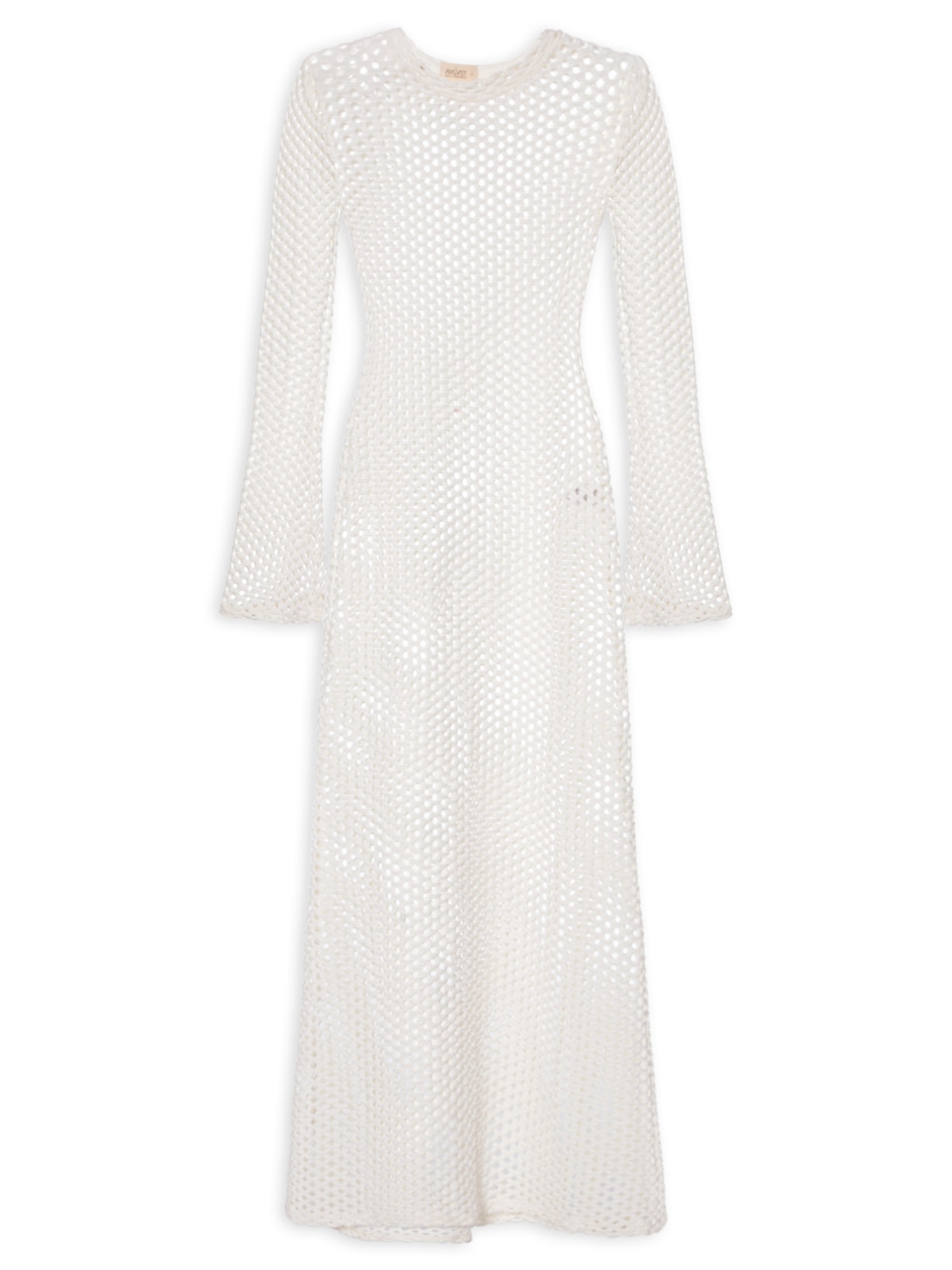 Vestido Longo Saída De Praia Bárbara - Naturais