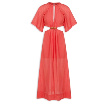 Vestido Longo Sallisa Det - Vermelho