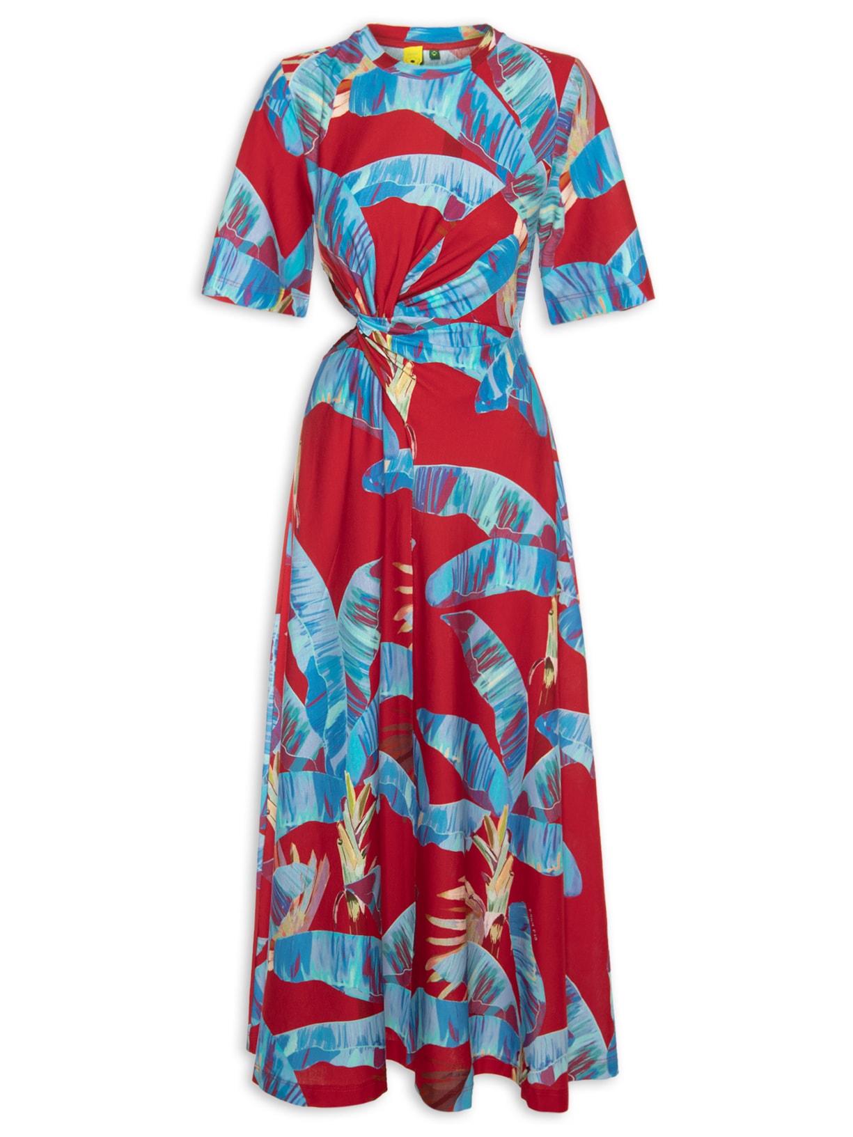 Vestido Longo Selva Doce - Vermelho