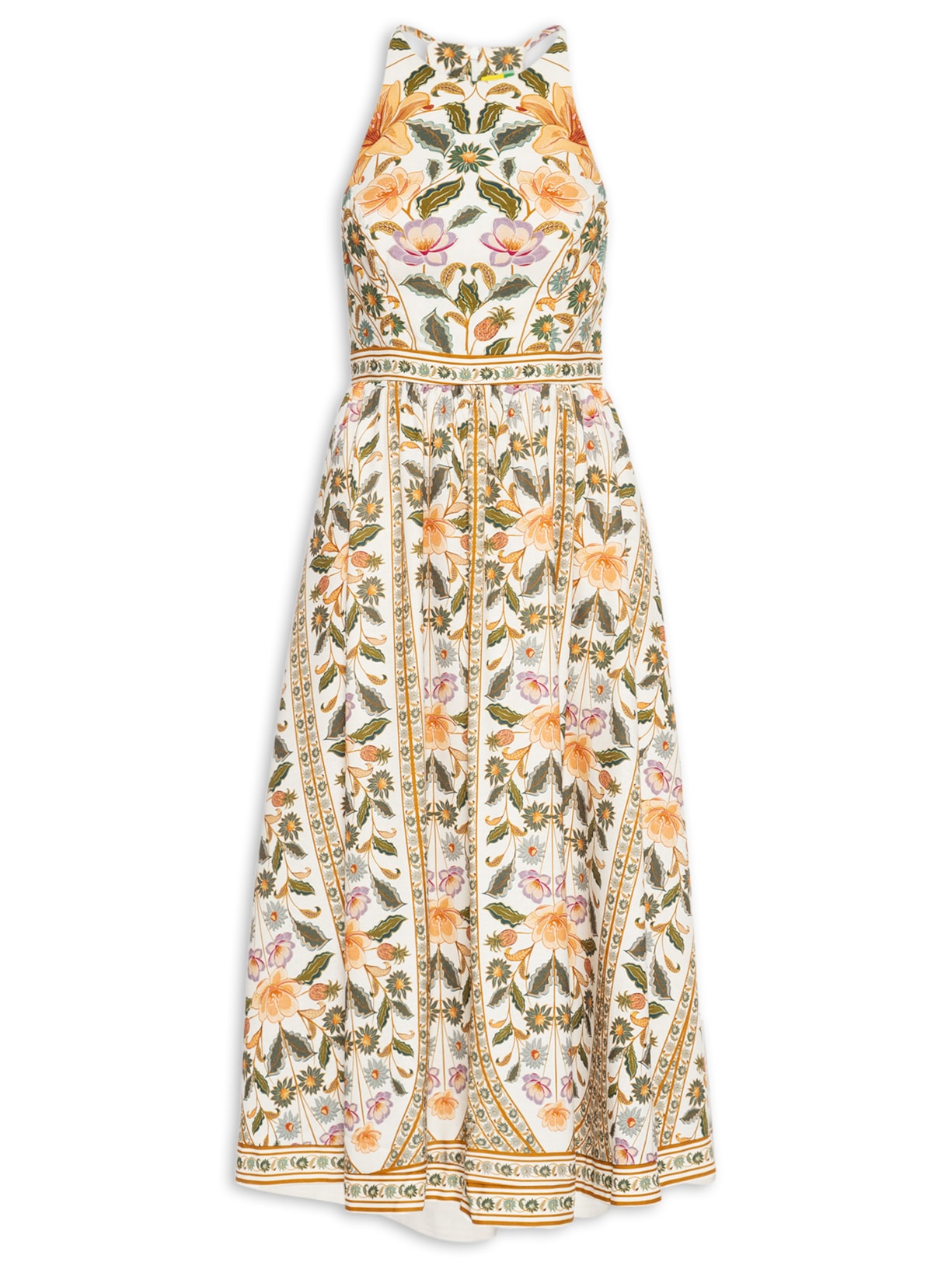 Vestido Longo Sem Manga Marcelle - Branco