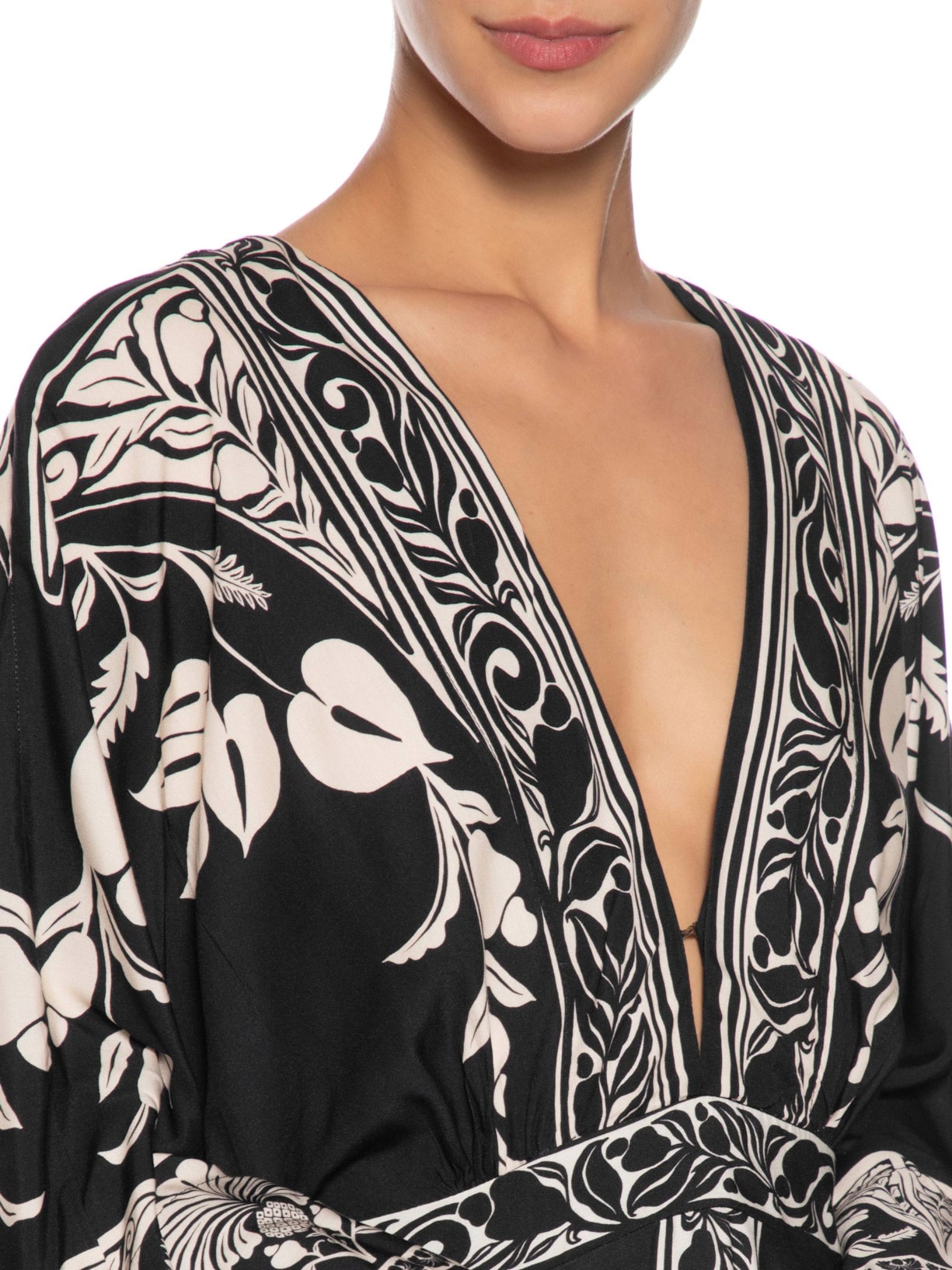 Vestido Longo Sintra Preto Farm