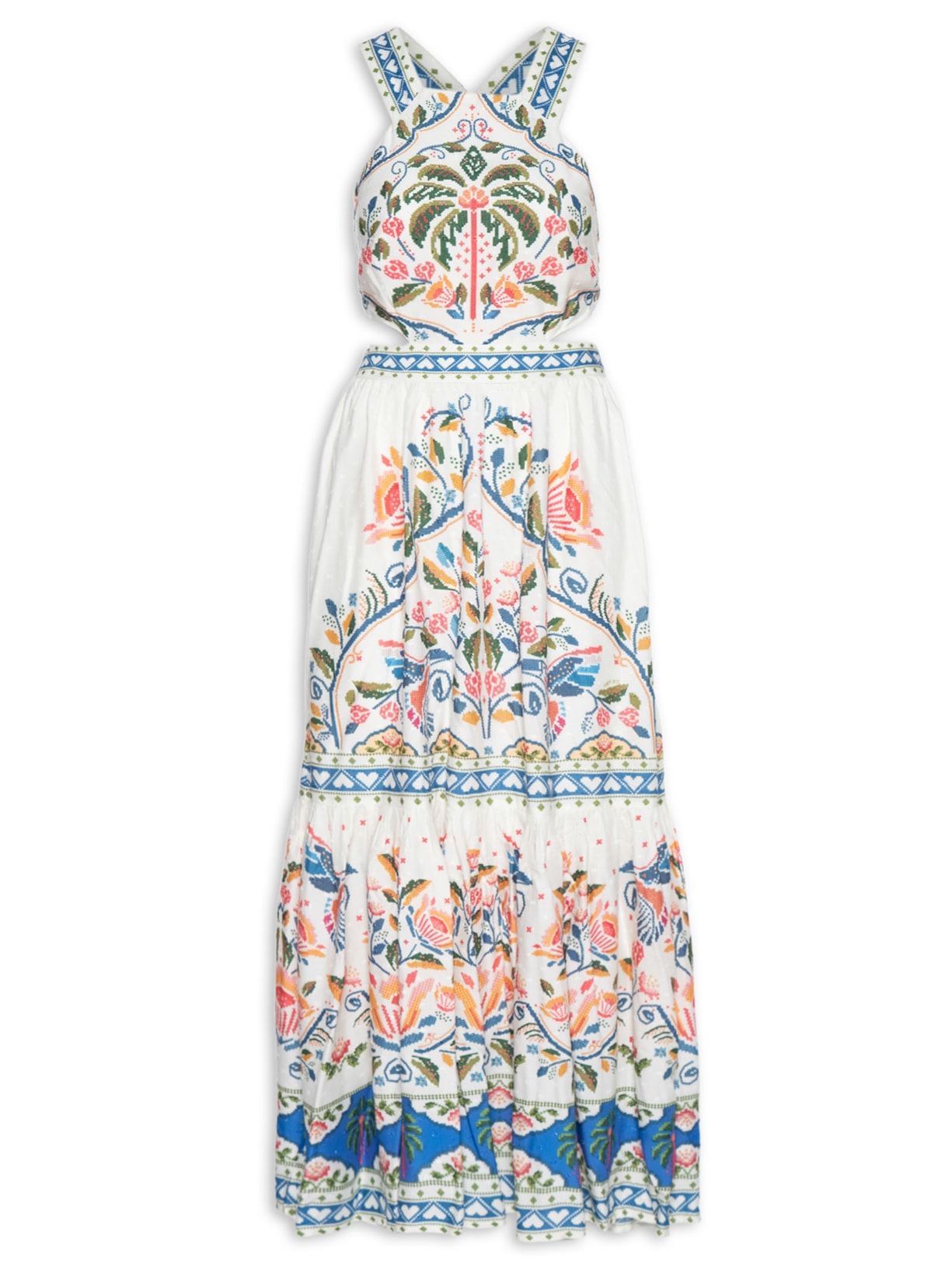 Vestido Longo Sonho Guarana - Azul