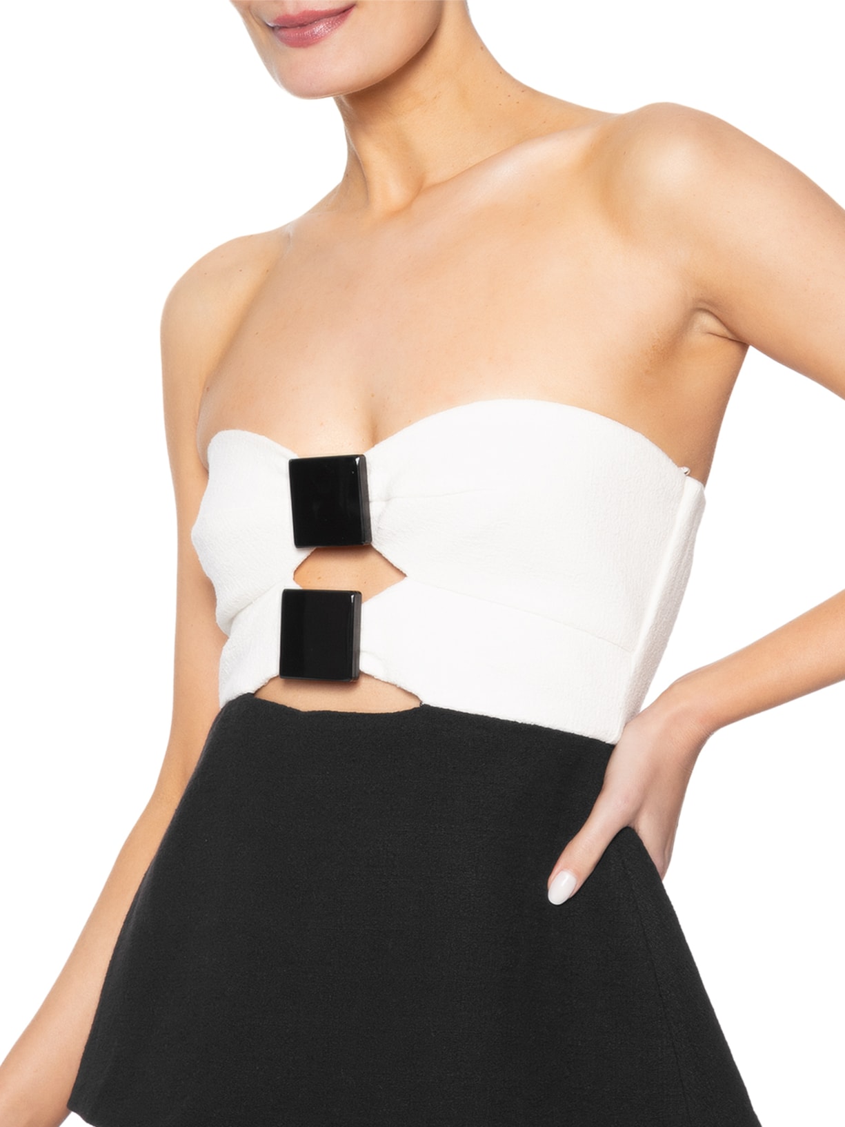 Vestido Longo Square Preto Adriana Degreas