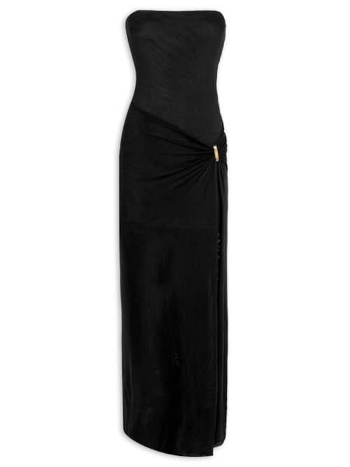 Vestido Longo Sunny Det – Preto