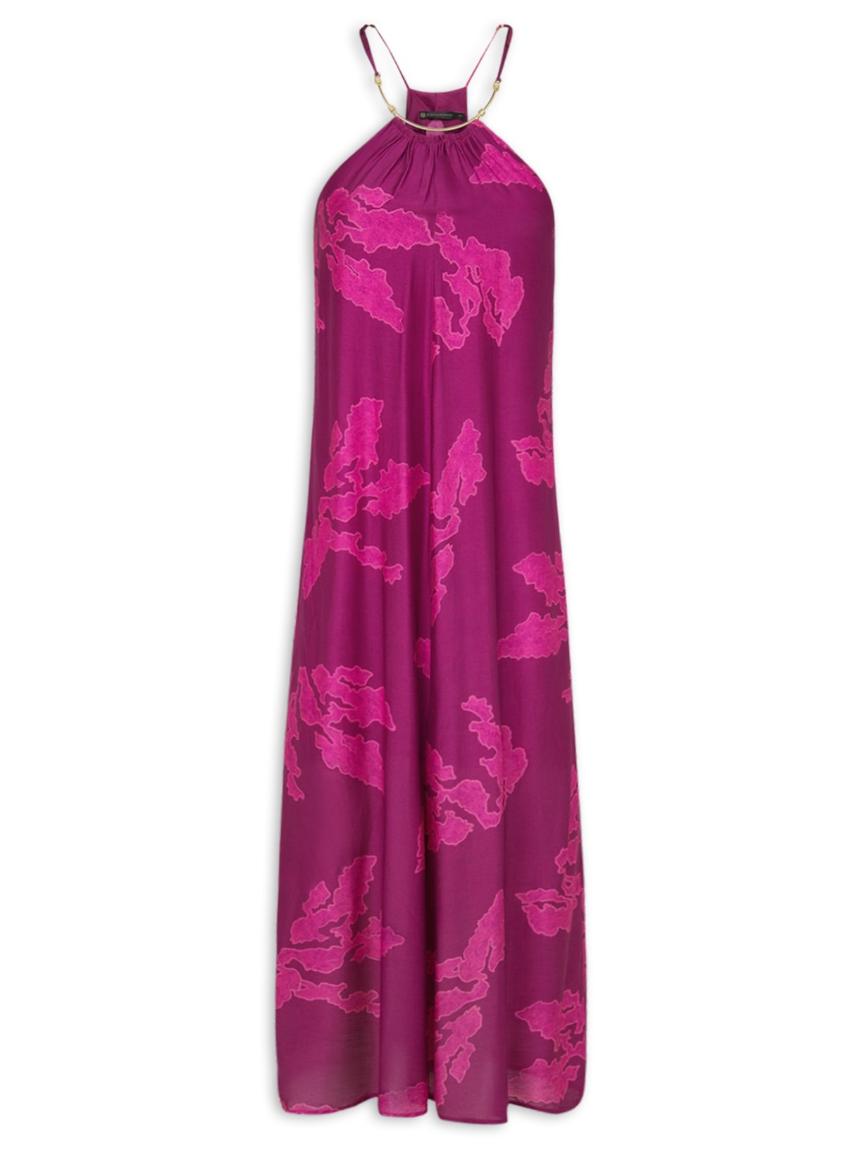 Vestido Longo Taiga Quizás Jaipur - Rosa