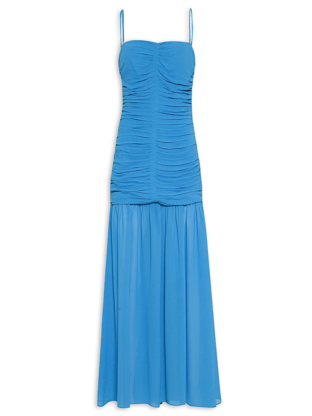 Vestido Longo Tqc - Azul