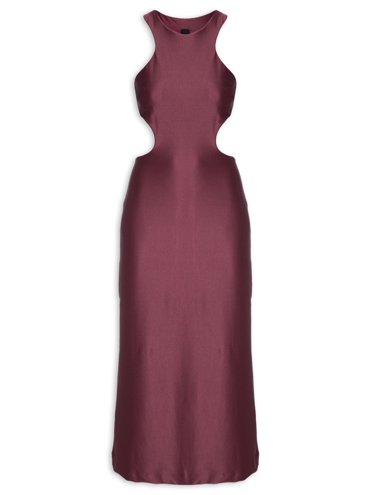 Vestido Longo Trimix - Vinho