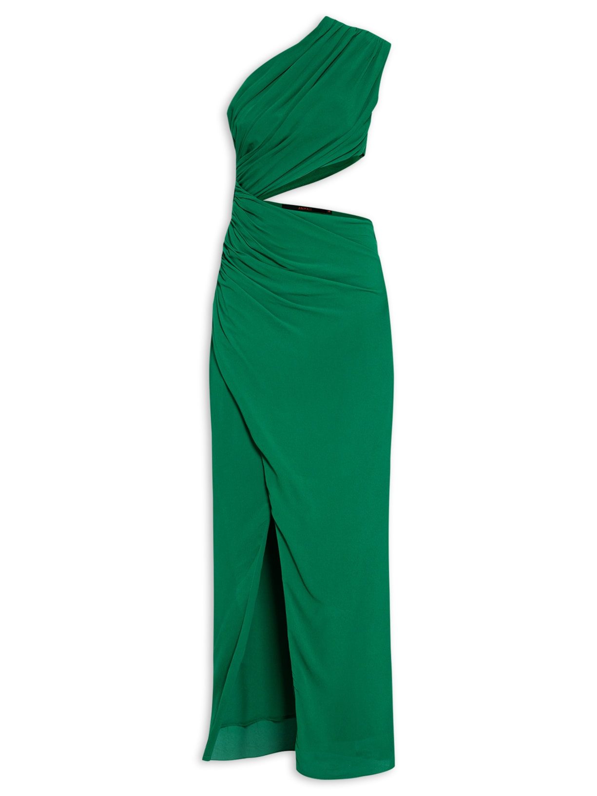 Vestido Longo Um Ombro Só - Verde