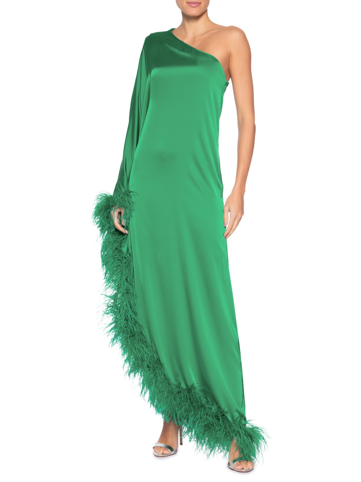Vestido Longo Verde Pat Bo