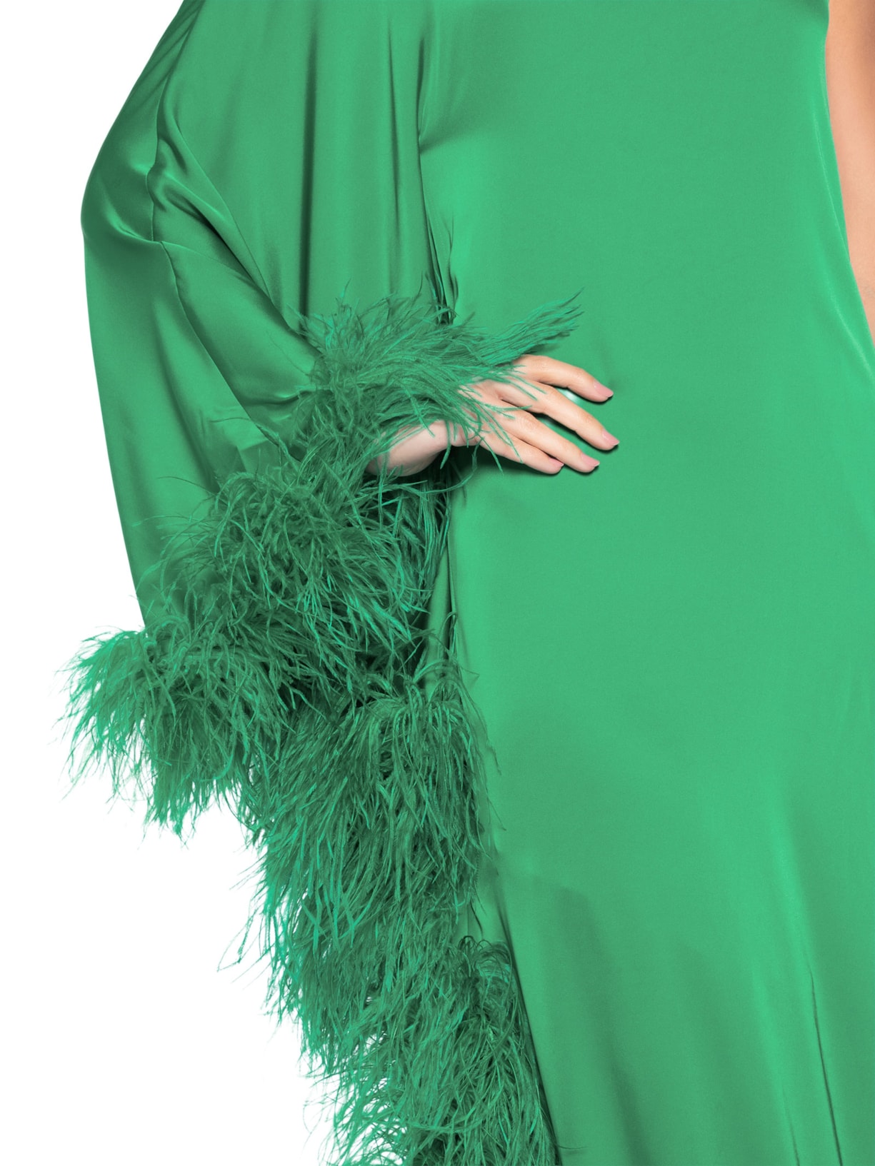 Vestido Longo Verde Pat Bo
