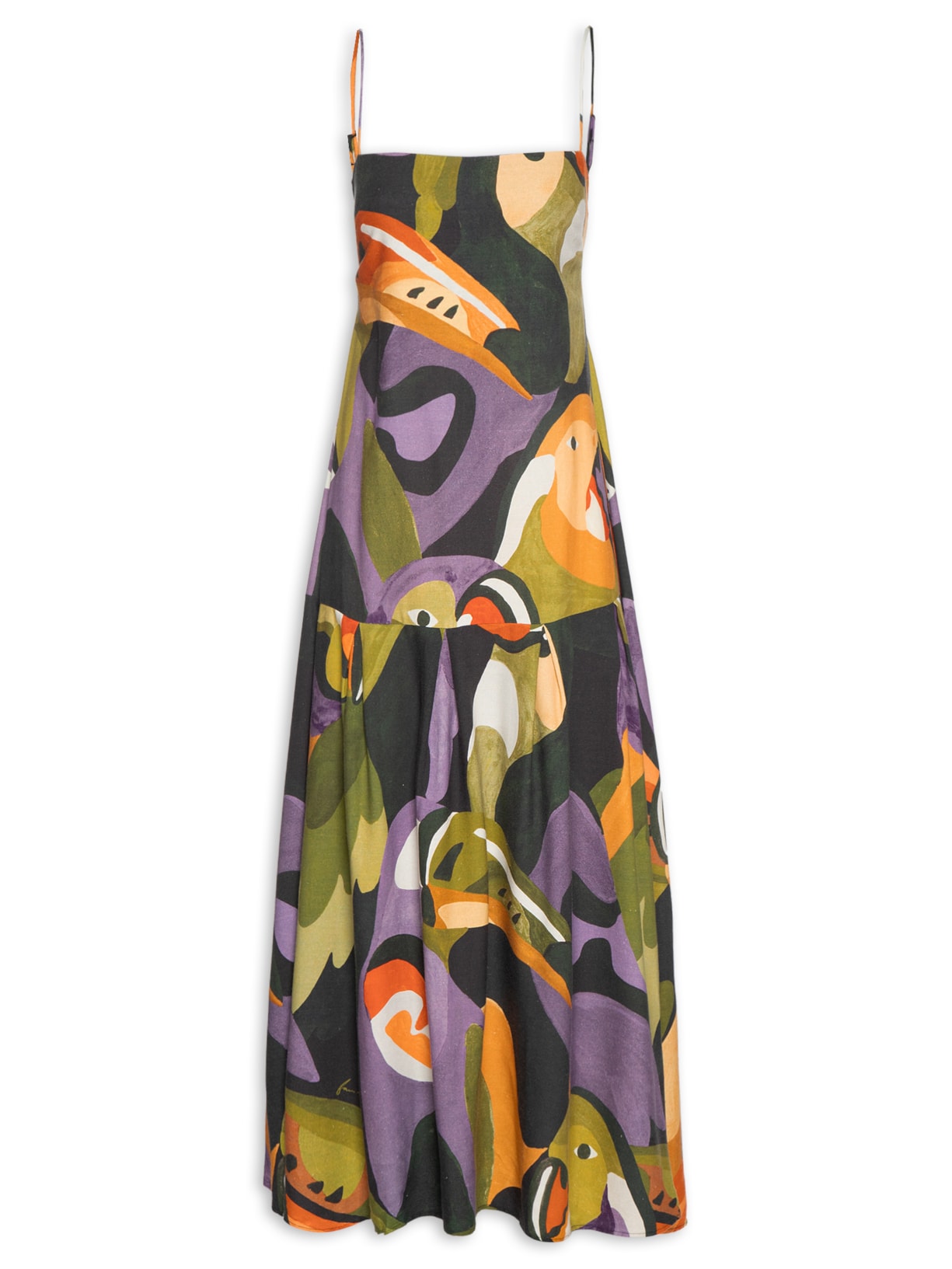 Vestido Longo Voo Doce - Preto