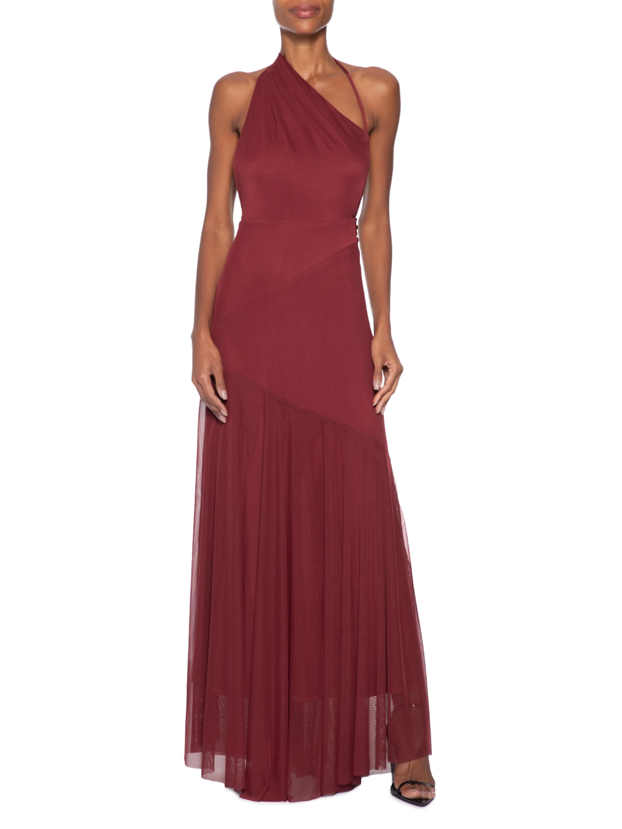 Vestido Longo Yolanda Tule Vermelho Fabulous Agilitá