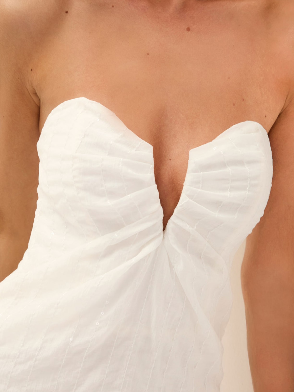 Vestido Longo Zhen Branco Vix