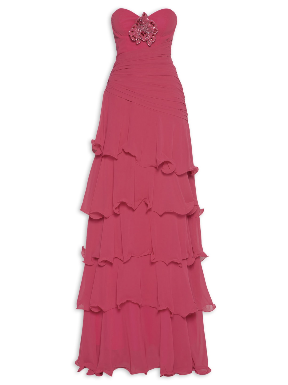 Vestido Longo – Rosa Pat Bo