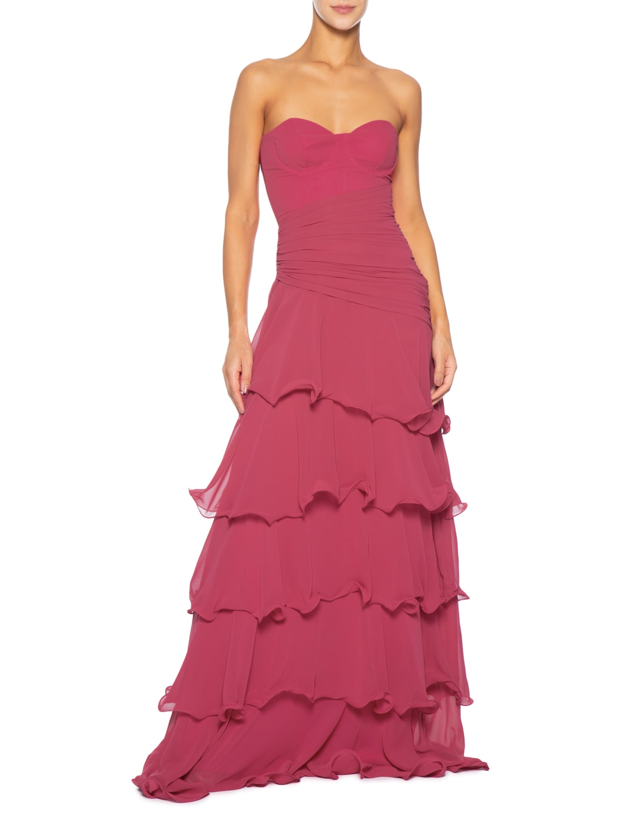 Vestido Longo – Rosa Pat Bo