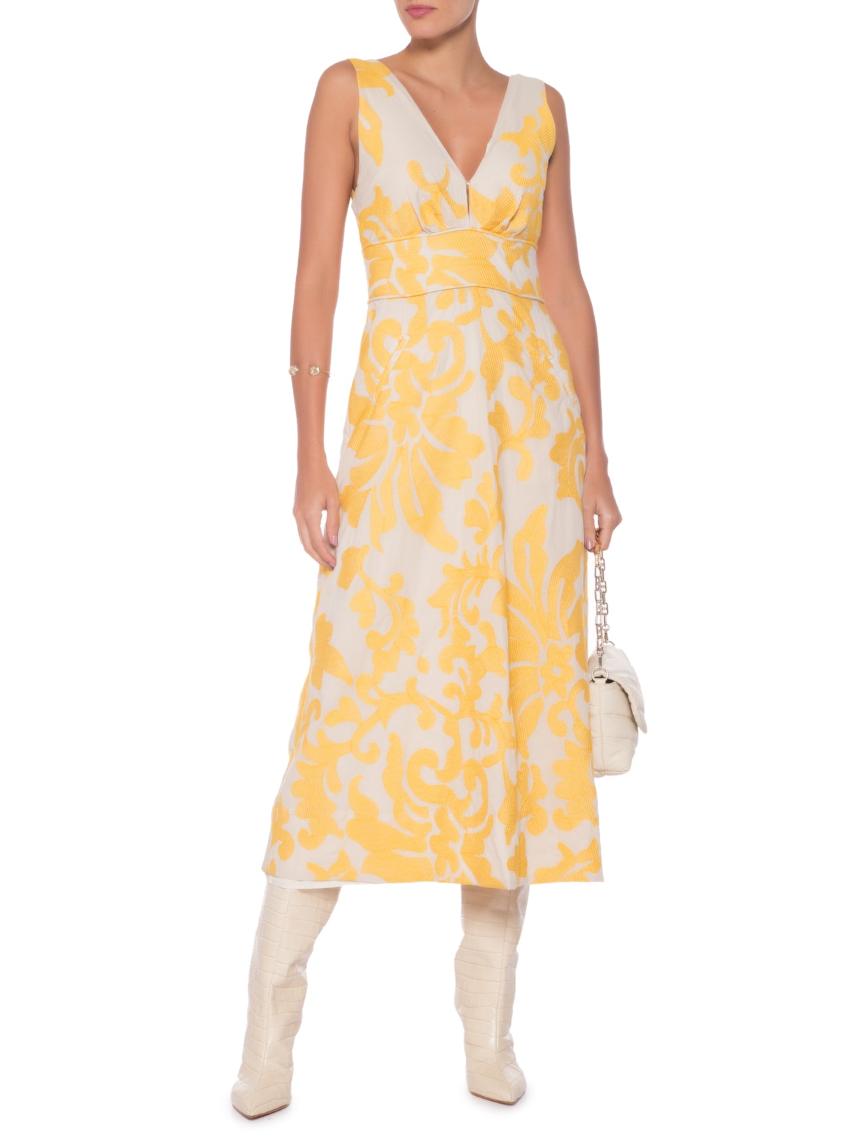 Vestido Luli Amarelo Bo.bô