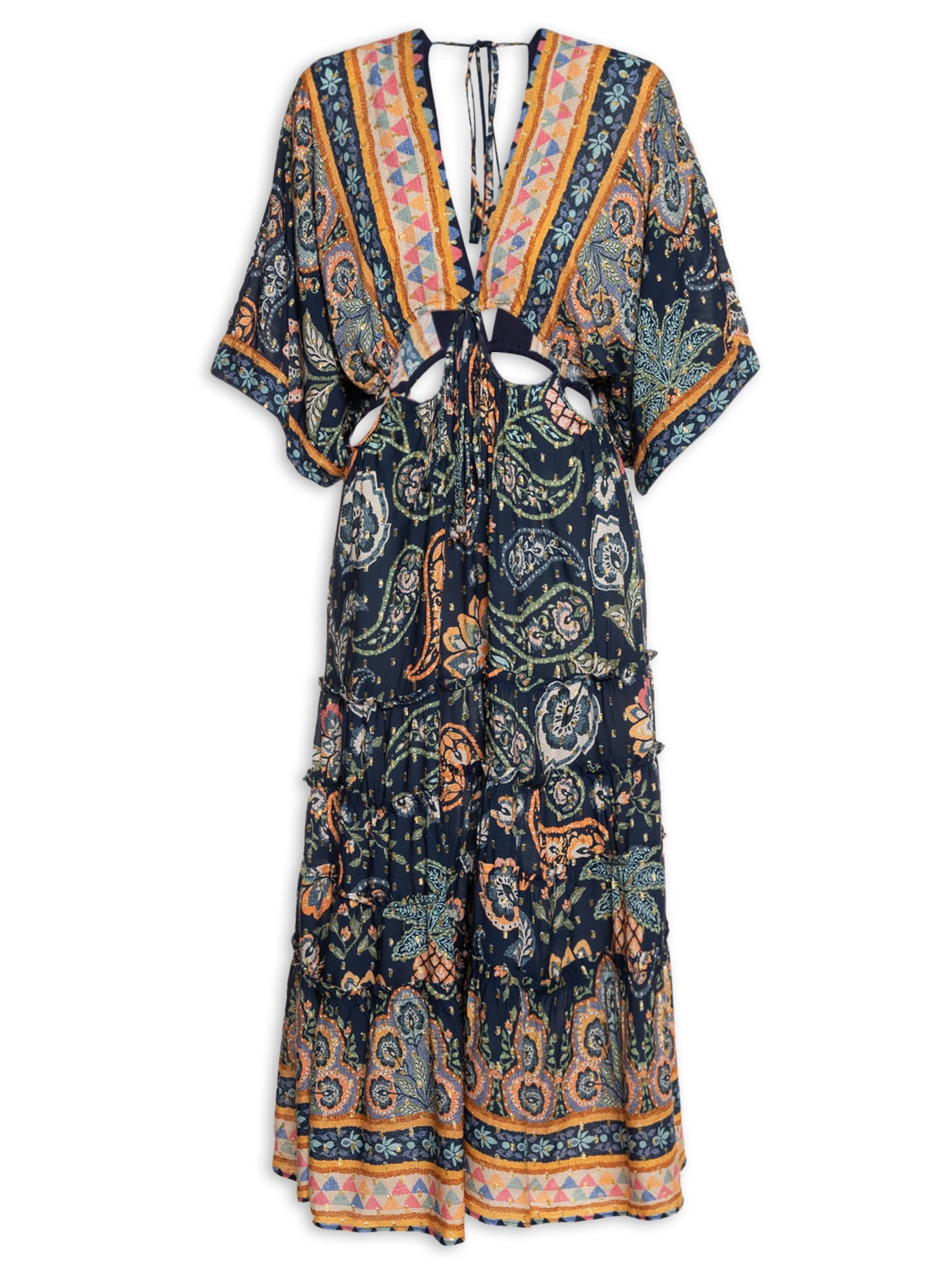 Vestido Lurex Desejo De Abacaxi - Azul