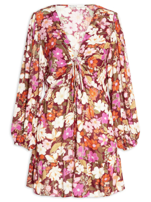 Vestido Luréx Jasmin Solar Mix - Rosa
