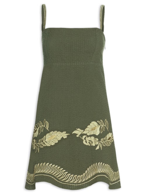 Vestido Mabê Curto - Verde
