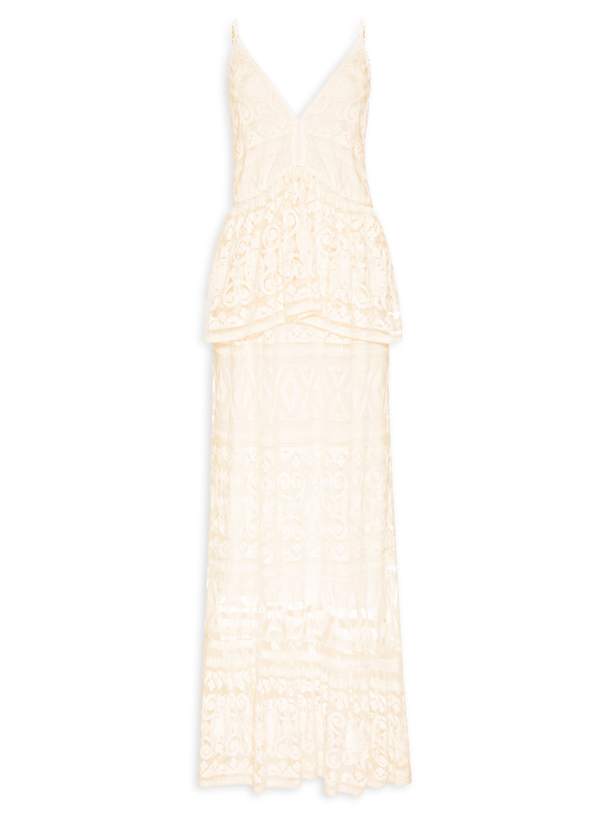 Vestido Mahal V26 Branco Mixed