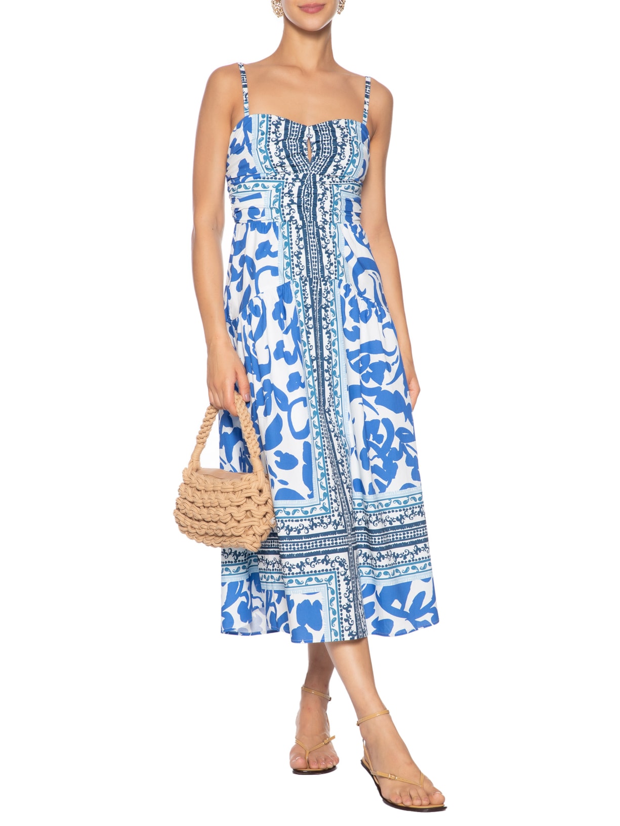 Vestido Maite Azul Le Lis