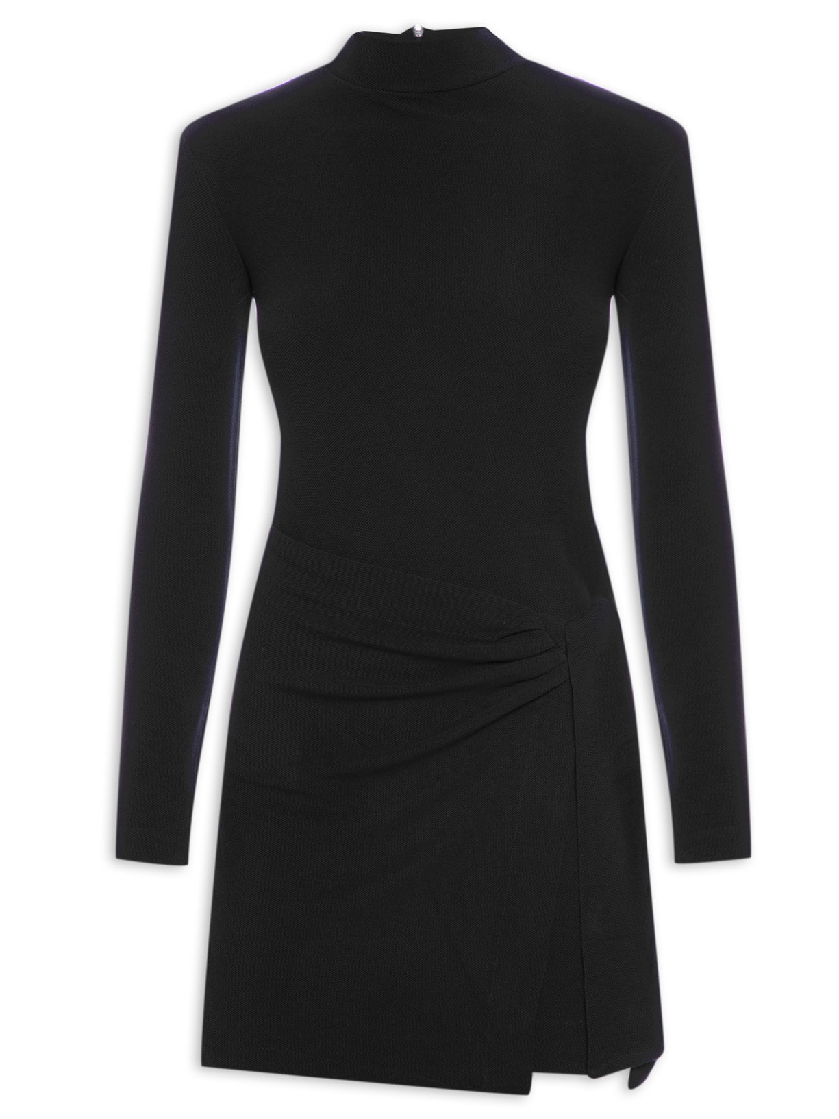 Vestido Malha Amarração - Preto
