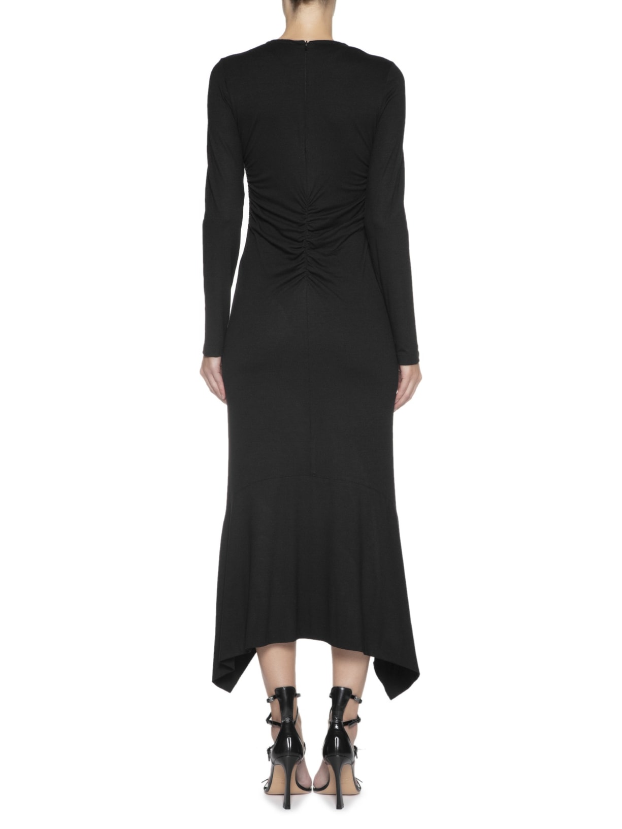 Vestido Malha Crepe Preto Animale