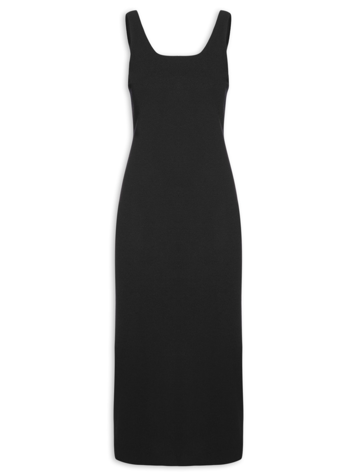 Vestido Malha Cut - Preto