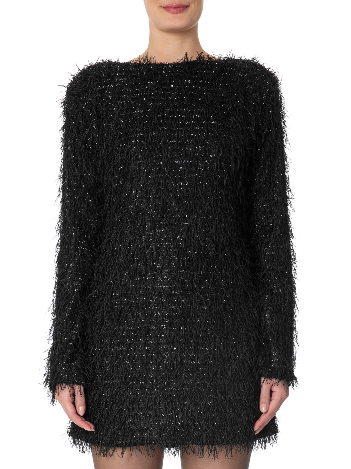 Vestido Malha Floevy Preto Andrea Bogosian