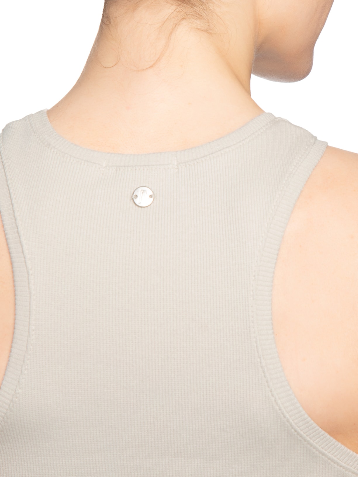 Vestido Malha Halter Cinza Animale Jeans