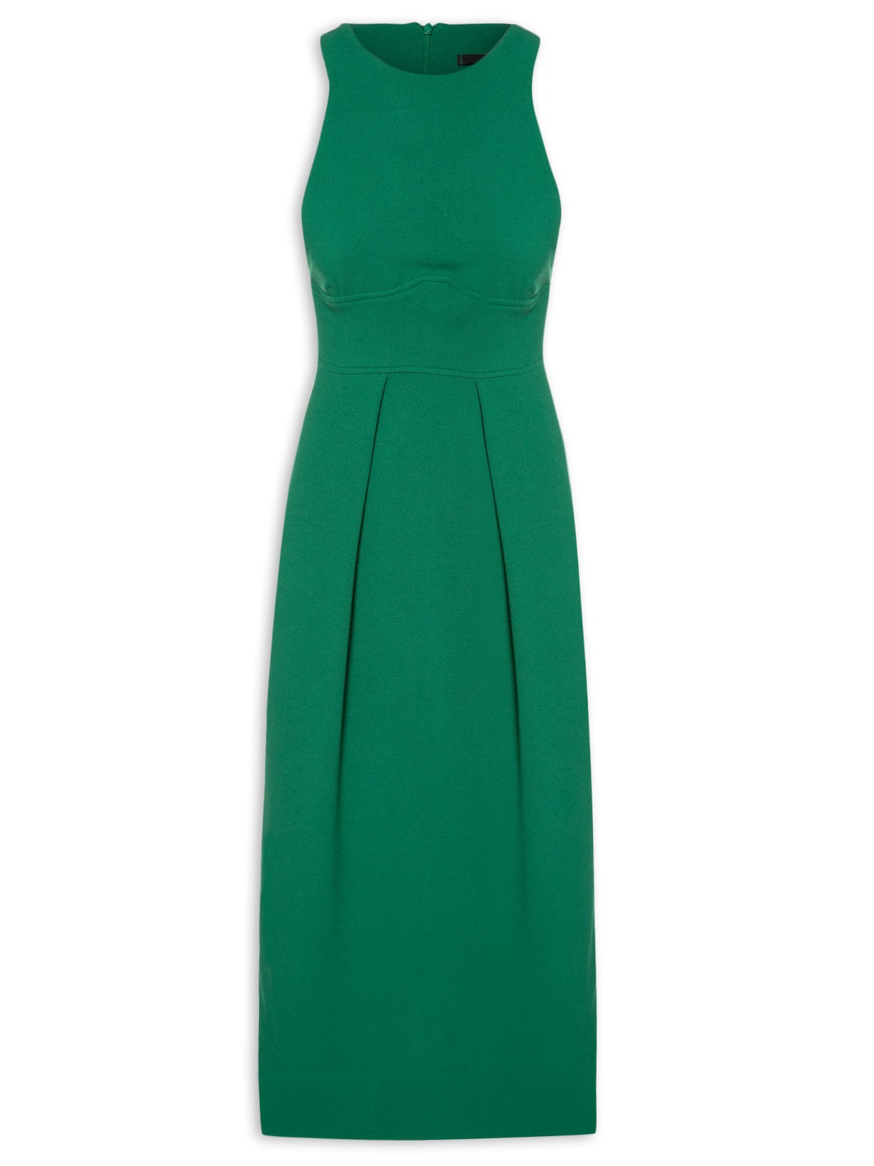 Vestido Malha Midi Intenso - Verde