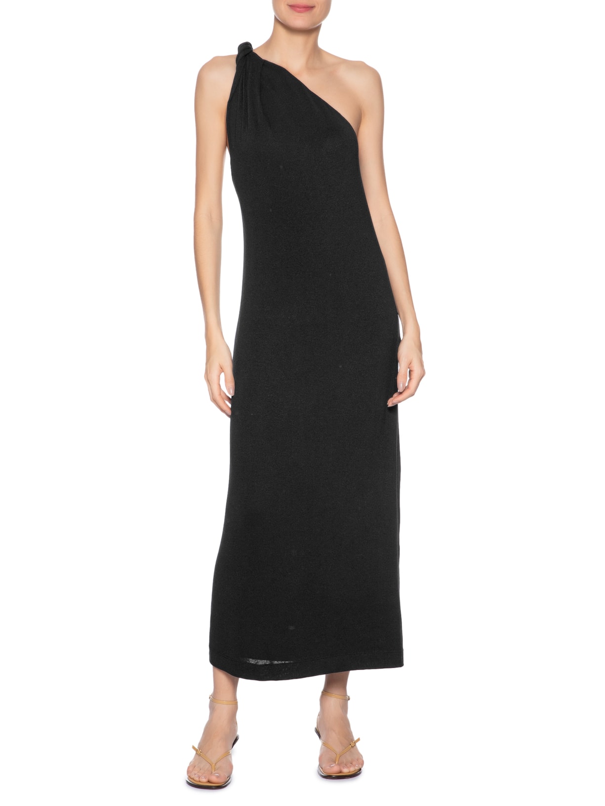 Vestido Malha Nó Preto Animale