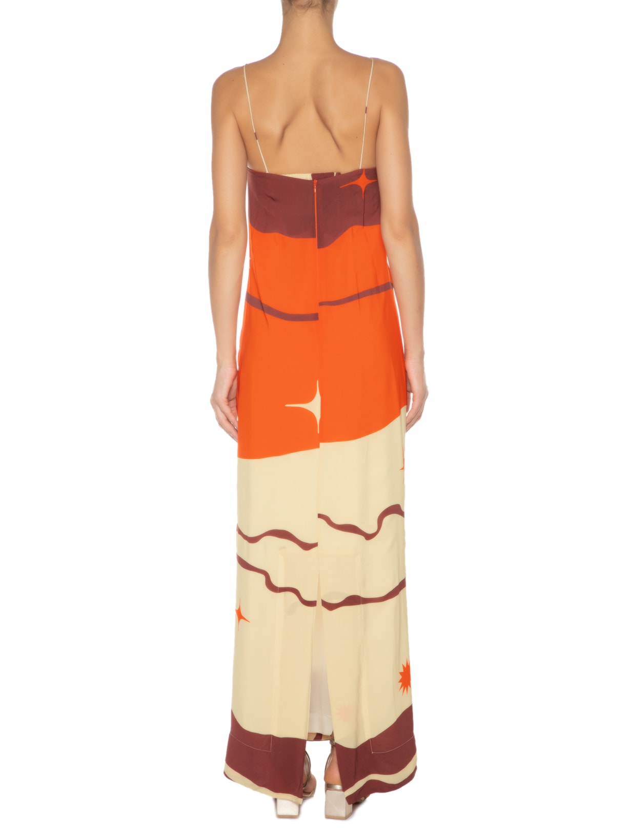 Vestido Mali Laranja Le Soleil D'été