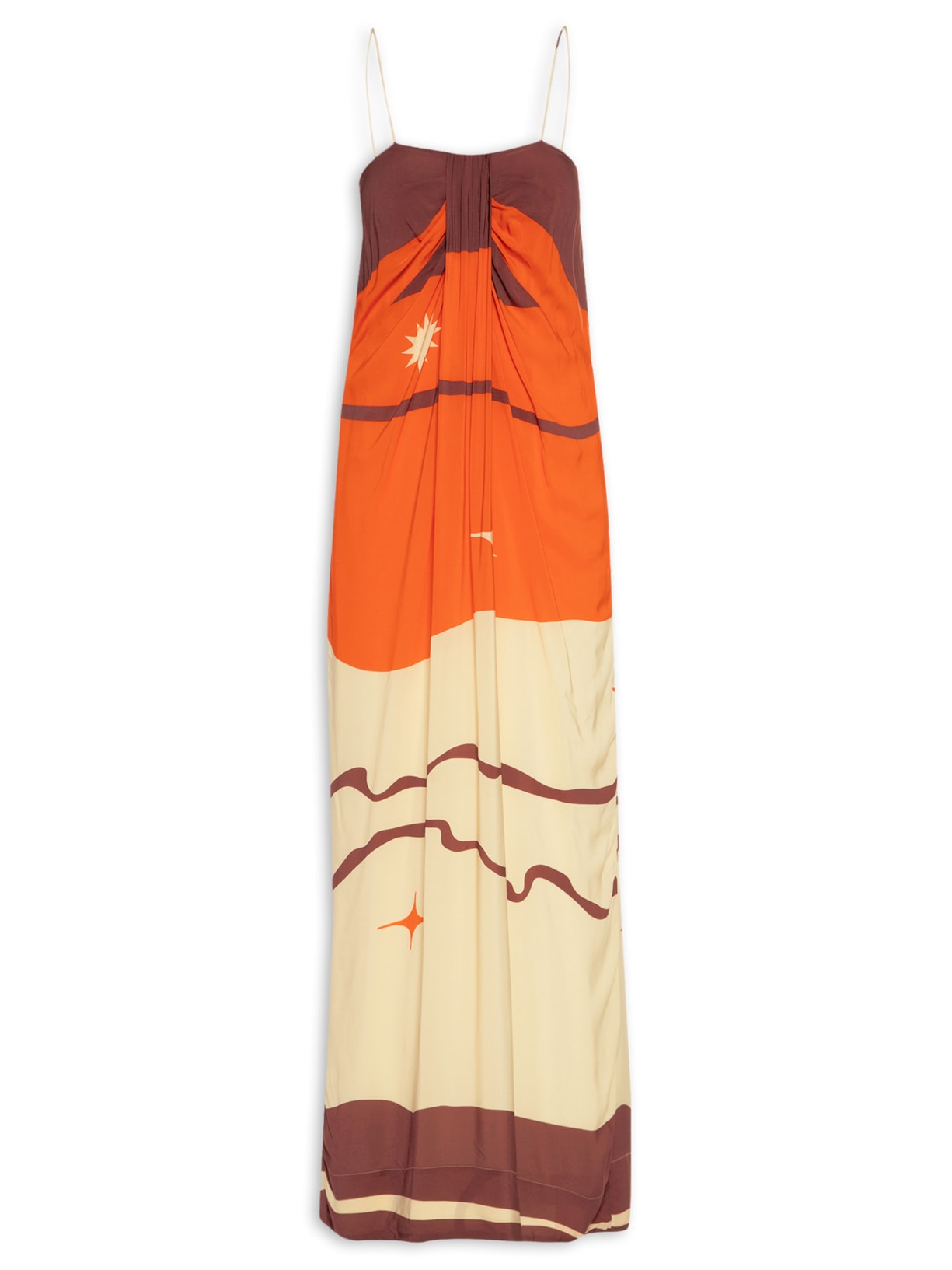 Vestido Mali Laranja Le Soleil D'été