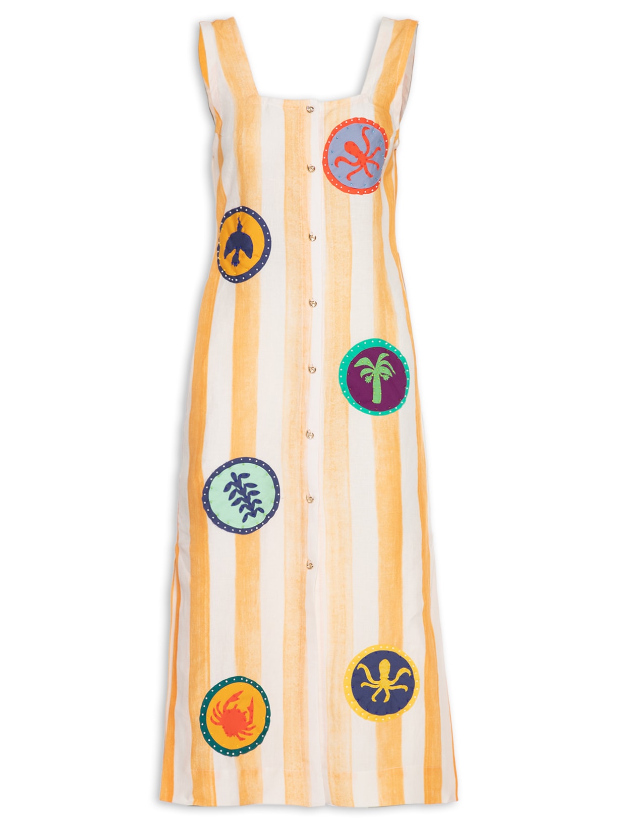 Vestido Malo Laranja - Amarelo