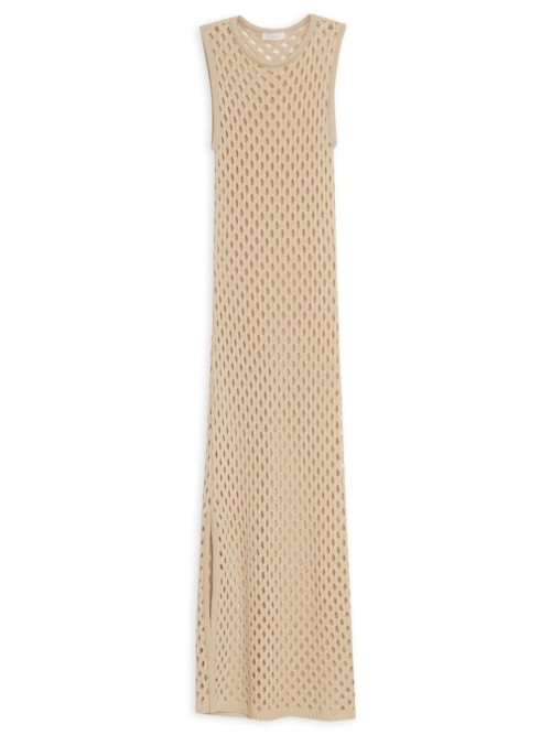 Vestido Mandy Palha - Bege