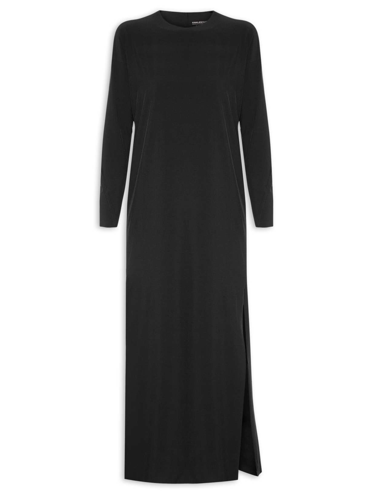 Vestido Manga Longa Superlight - Preto