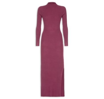 Vestido Manga Longa - Vermelho