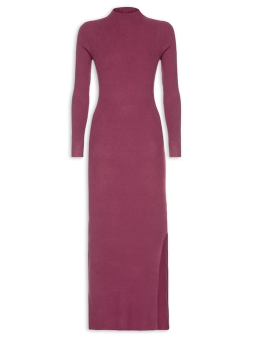 Vestido Manga Longa - Vermelho