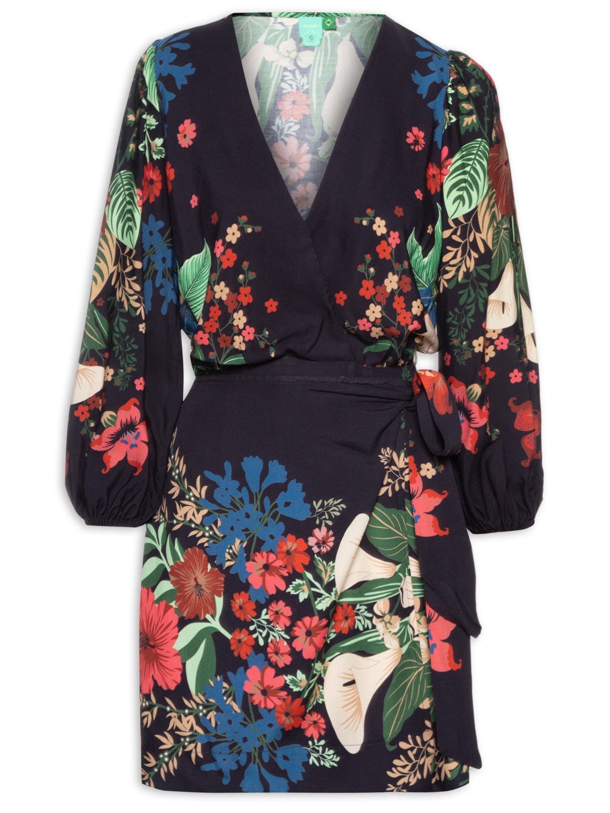 Vestido Manga Menina Bonita - Preto