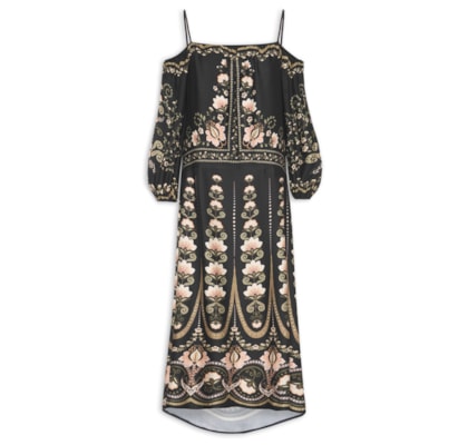 Vestido Manga Nikita - Preto