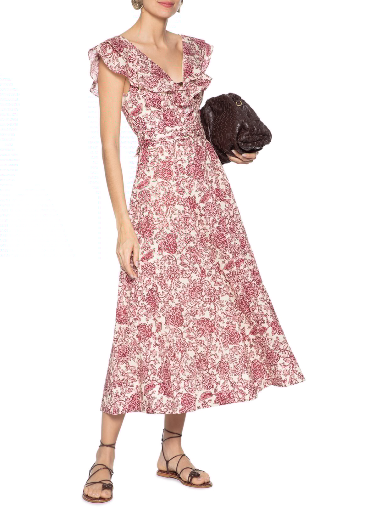 Vestido Manga Patrícia Vermelho Le Lis