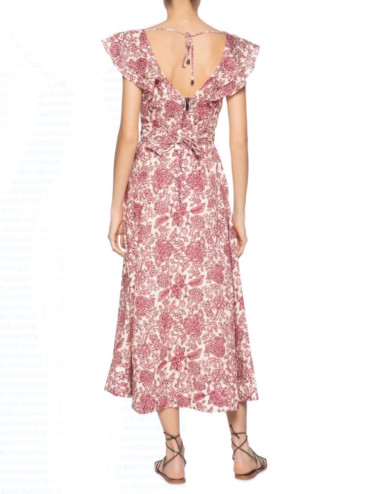 Vestido Manga Patrícia Vermelho Le Lis