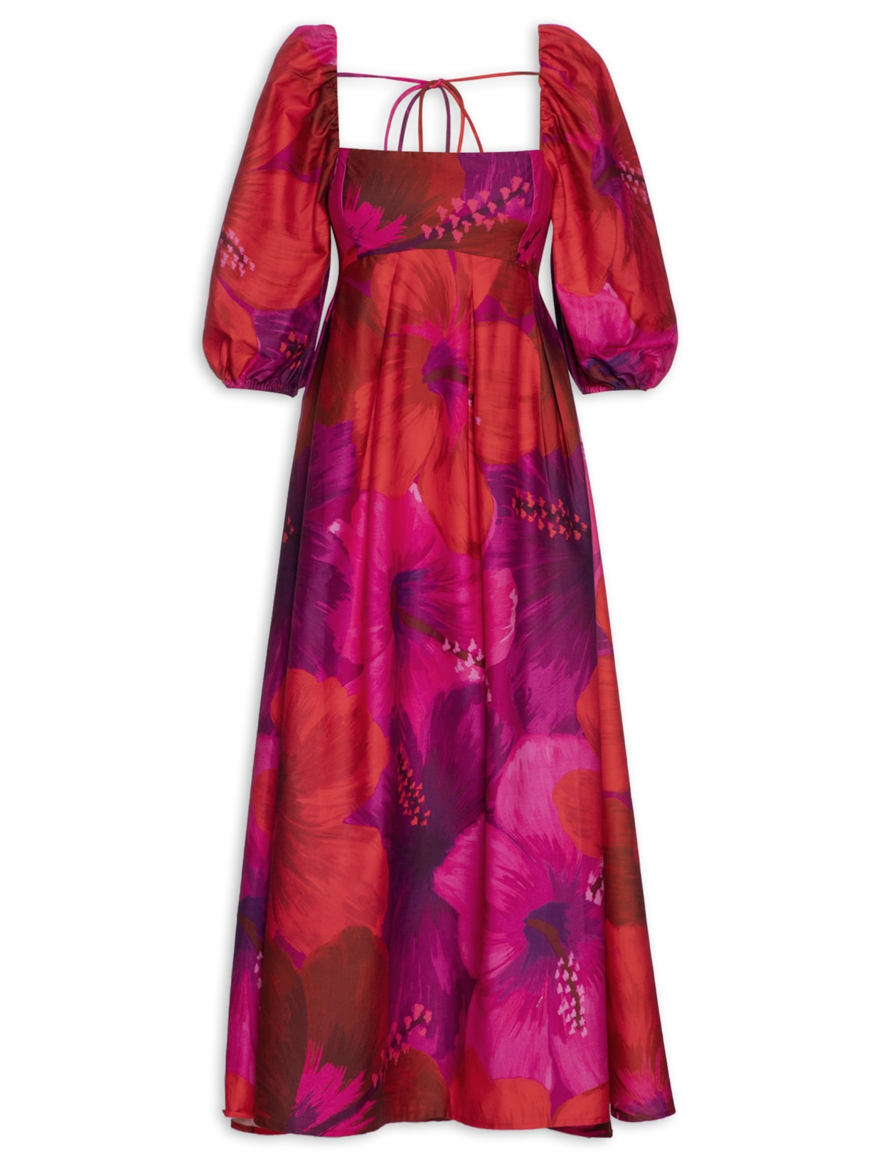 Vestido Manga Thalia - Rosa