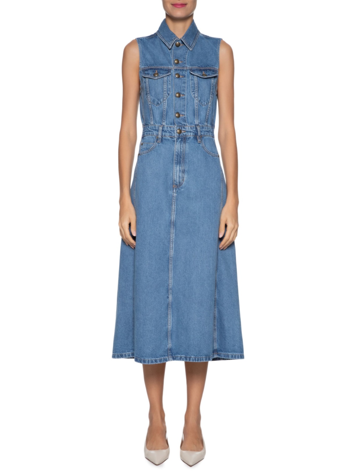 Vestido Marcela Jeans Azul Bo.bô