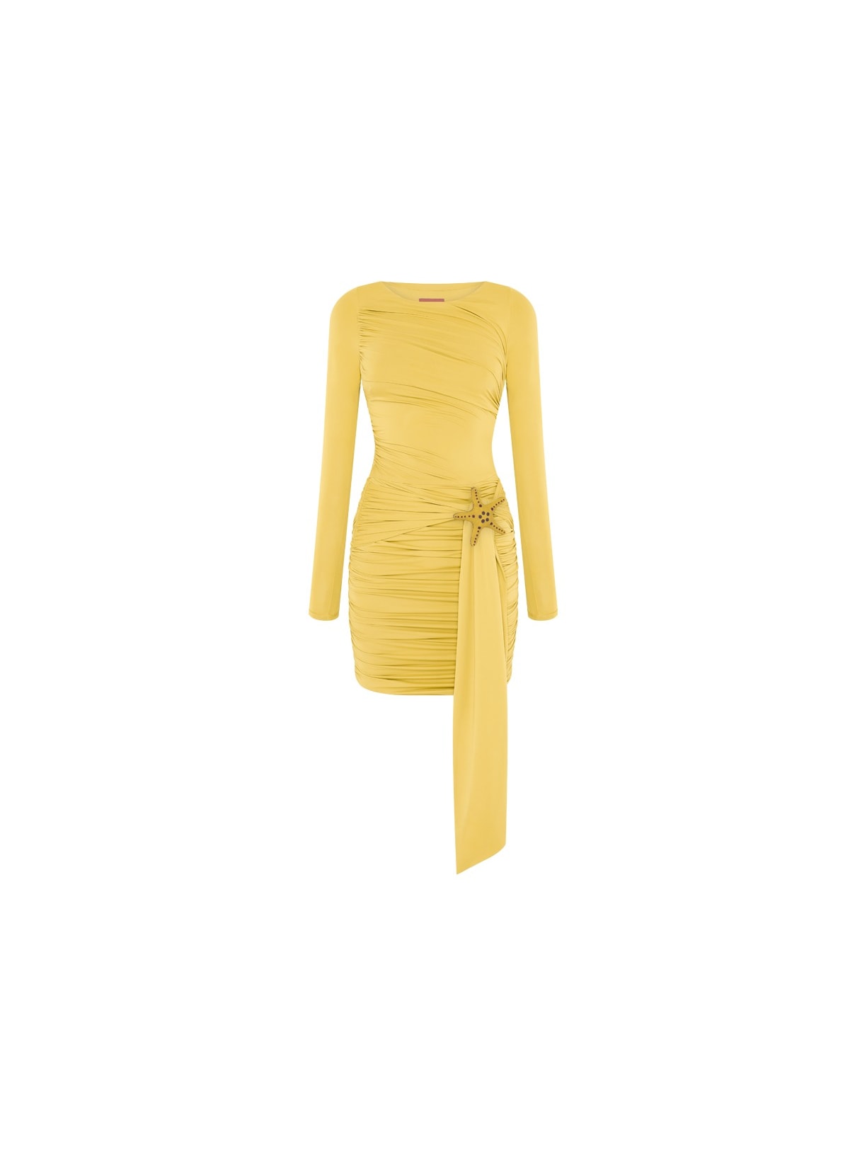 Vestido Mareh Asterias Amarelo