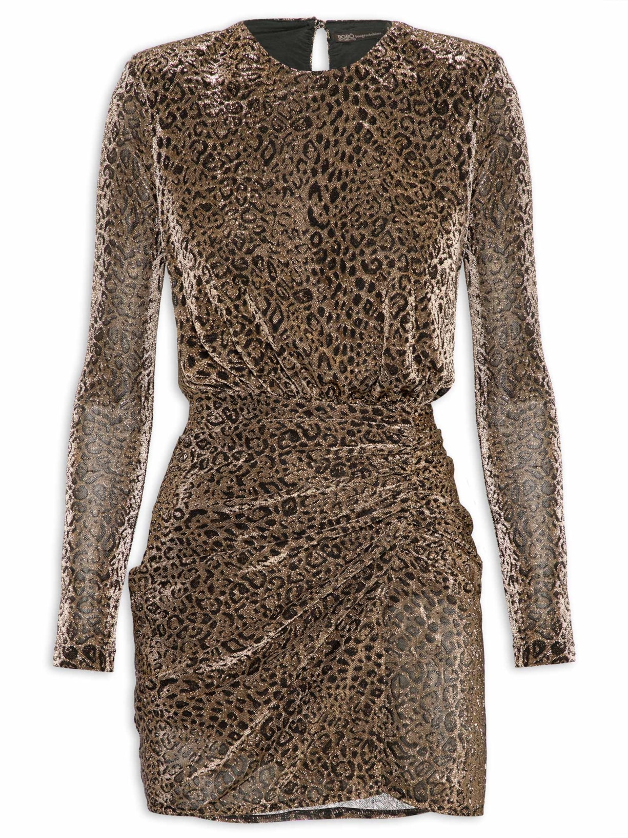 Vestido Mari Onça Curto - Animal Print