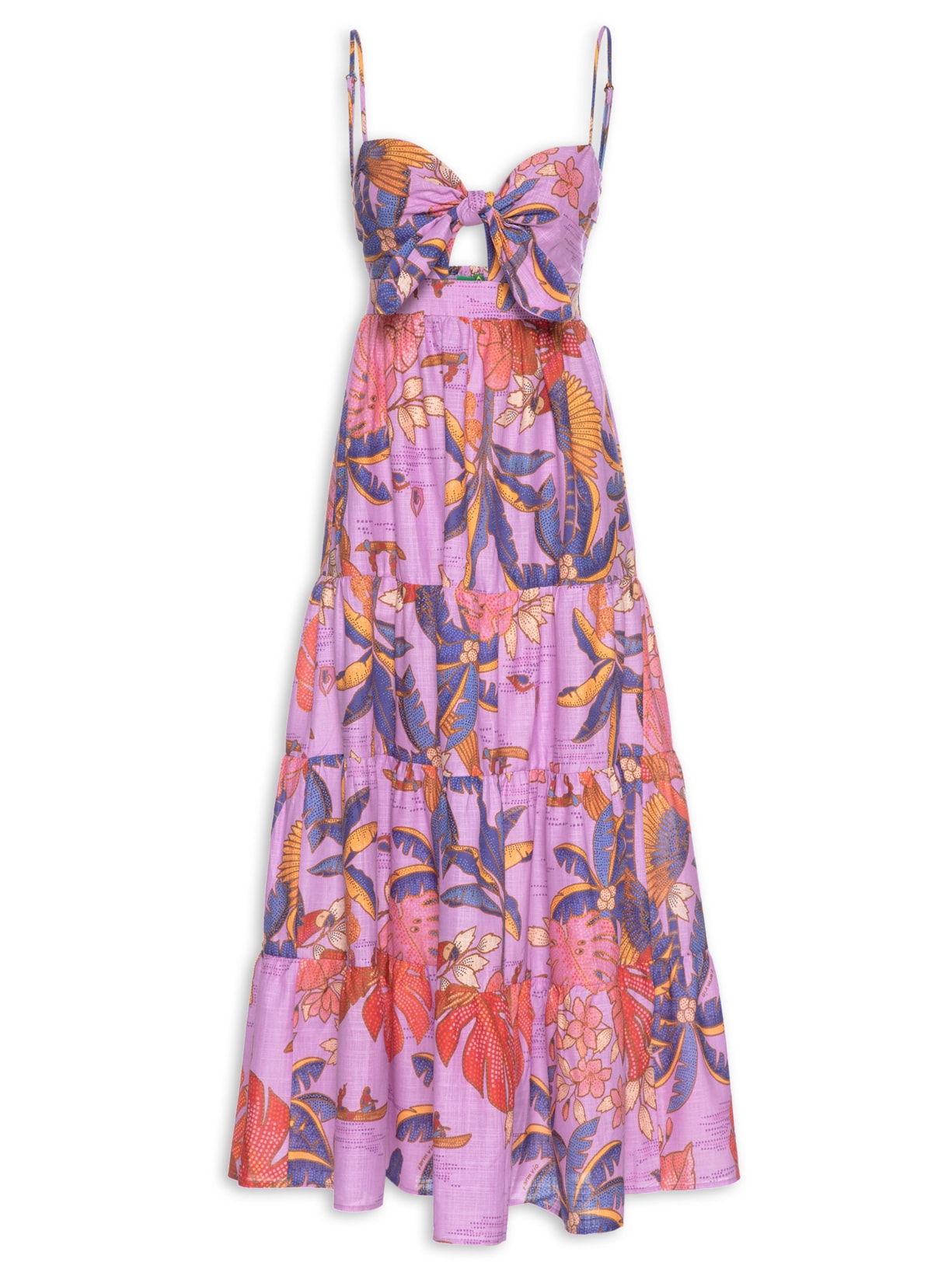 Vestido Marias Banho De Rio - Lilás