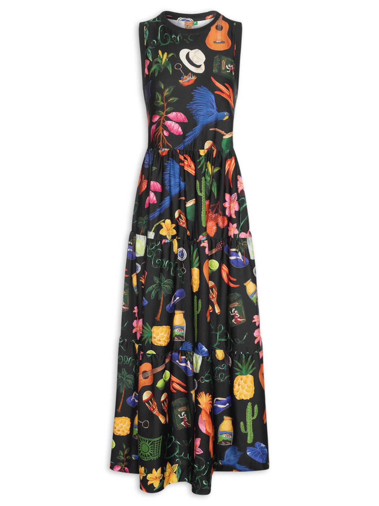 Vestido Marias Buena Gente - Preto