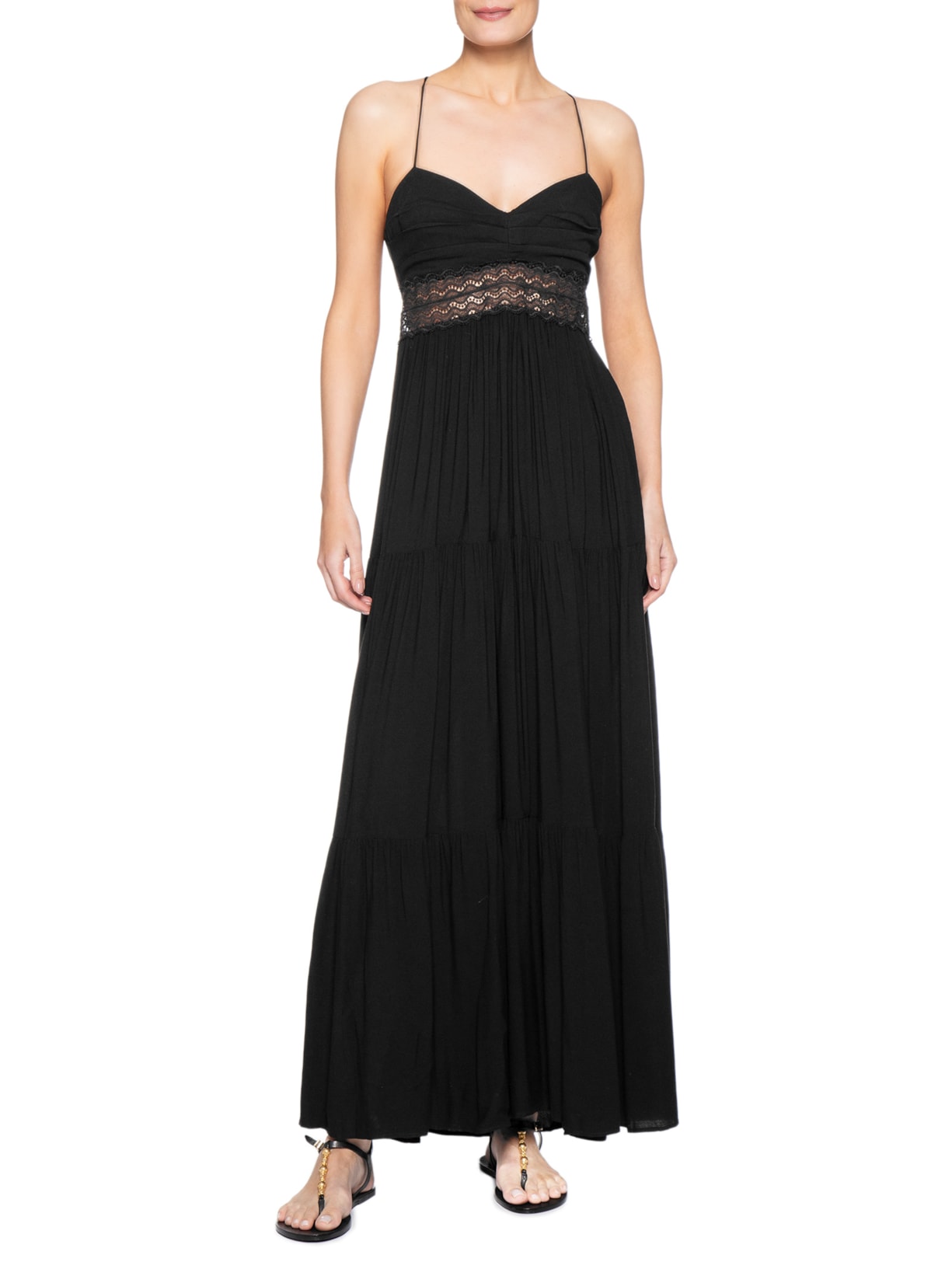 Vestido Marias Detalhe Renda Preto Dress To